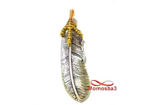 Chaine En Acier Inoxydable Avec Pendentif Plume - Unisex au meilleur prix au Maroc