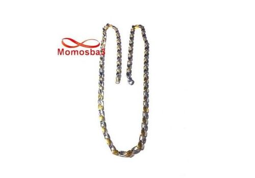 Chaîne En Acier Inoxydable Argenté + DORE au meilleur prix au Maroc