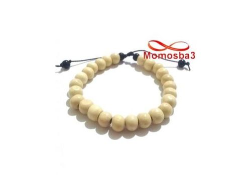 Agate Bois Sur Cordon - Réglable au meilleur prix au Maroc