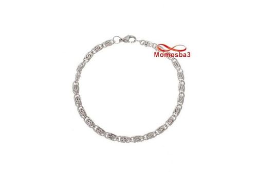 Gourmette En Acier Inoxydable Argenté au meilleur prix au Maroc