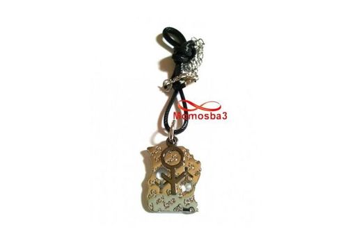 Collier Fil Noir Et Pendentif En Acier Inoxydable - Unisex au meilleur prix au Maroc