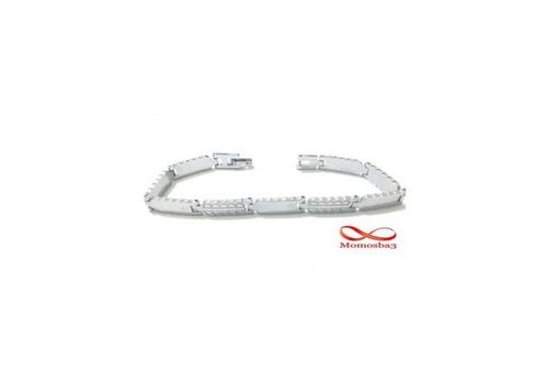 Bracelet En Acier Inoxydable Argenté Unisex au meilleur prix au Maroc