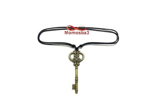 Collier Grande Clé BRONZE Avec Fil Réglable - Unisex au meilleur prix au Maroc