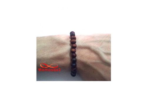 Agate Bois MARRON Cordon Réglable - Unisex au meilleur prix au Maroc