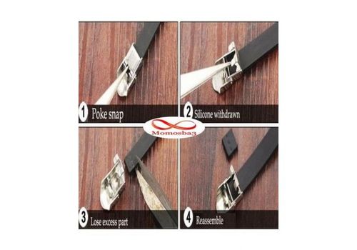 Bracelet Cuir Avec Plaque Argenté DORE En Acier Inoxydable - Réglable au meilleur prix au Maroc