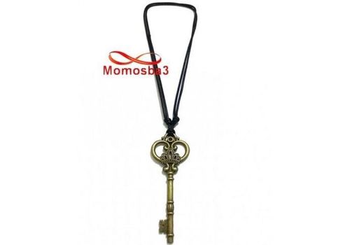 Collier Grande Clé BRONZE Avec Fil Réglable - Unisex au meilleur prix au Maroc