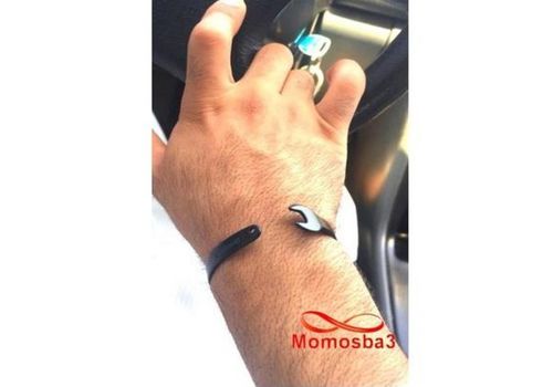 Bracelet Clé Mécanique Noir a La Mode au meilleur prix au Maroc