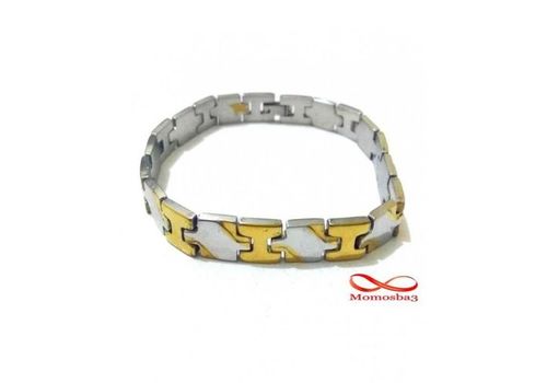 Bracelet En Acier Inoxydable - Argenté + DORE au meilleur prix au Maroc