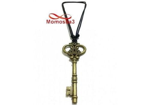 Collier Grande Clé BRONZE Avec Fil Réglable - Unisex au meilleur prix au Maroc