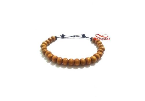 Agate Bois Sur Cordon Réglable au meilleur prix au Maroc