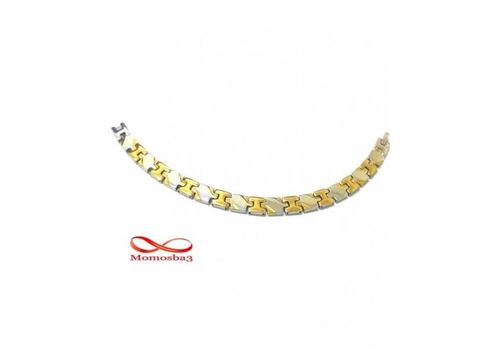 Bracelet En Acier Inoxydable - Argenté + DORE au meilleur prix au Maroc