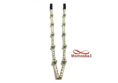 Collier Verre et Fil Artisanat Avec Pendentif Plume - Unisex au meilleur prix au Maroc