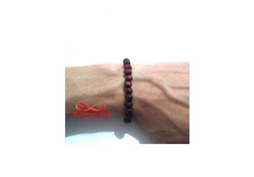 Agate Bois MARRON Cordon Réglable - Unisex au meilleur prix au Maroc