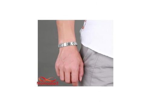 Bracelet En Acier Inoxydable - Argenté au meilleur prix au Maroc
