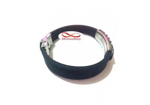 Bracelet En Acier Inoxydable Et Silicone (Réglable) au meilleur prix au Maroc