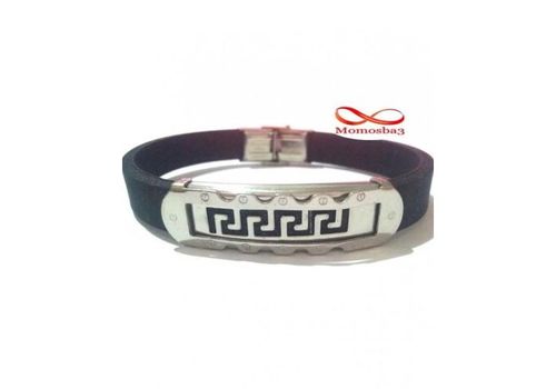 Bracelet En Acier Inoxydable Et Silicone (Réglable) au meilleur prix au Maroc