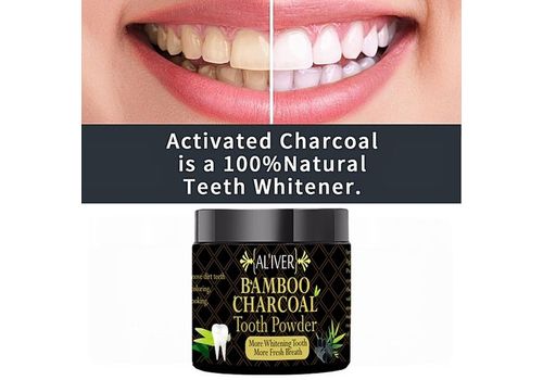 1PCS Nettoyage Blanchiment Des Dents L'hygiène Poudre Nature Charbon au meilleur prix au Maroc