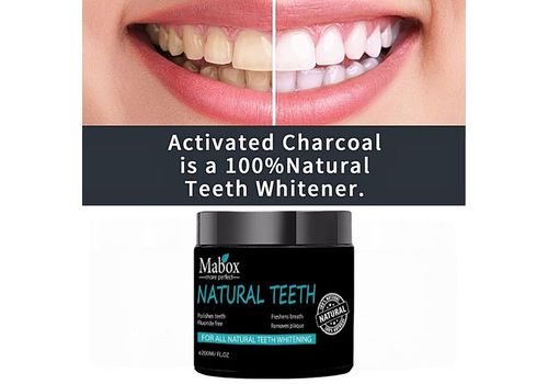 1PCS Nettoyage Blanchiment Des Dents L'hygiène Poudre Nature Charbon 200ML au meilleur prix au Maroc