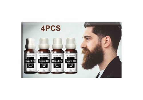 4PCS Hommes Barbe Sérum Nourrissant Naturel 15 ml au meilleur prix au Maroc