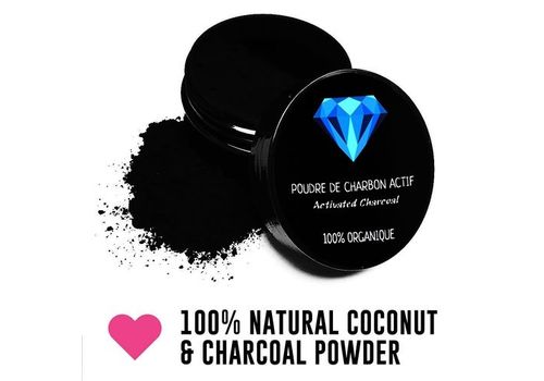 Nettoyage Blanchiment Des Dents L'hygiène Poudre Nature Charbon TEETH WHITENING POWDER au meilleur prix au Maroc