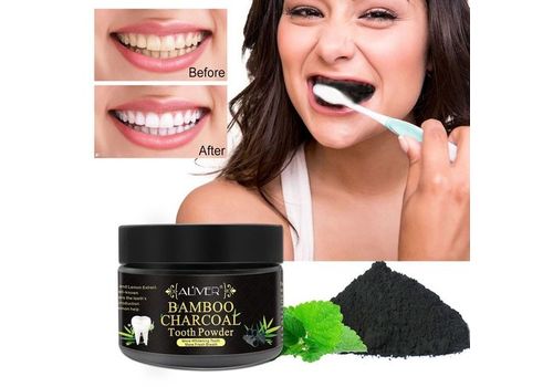 1PCS Nettoyage Blanchiment Des Dents L'hygiène Poudre Nature Charbon au meilleur prix au Maroc
