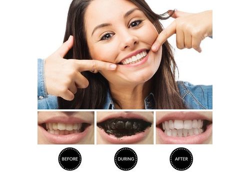 Charbon Actif Dents Blanchiment Organique Naturel de Charbon  Dentifrice Poudre au meilleur prix au Maroc