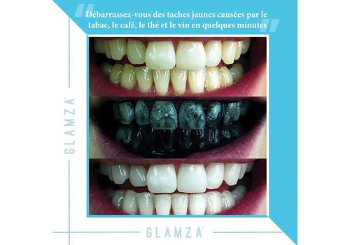 Charbon Actif Dents Blanchiment Organique Naturel de Charbon  Dentifrice Poudre au meilleur prix au Maroc