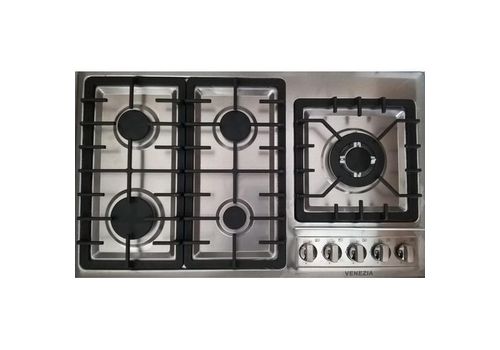 VENEZIA Plaque de cuisson 5 feux à gaz Electrique 90 CM au meilleur prix au Maroc