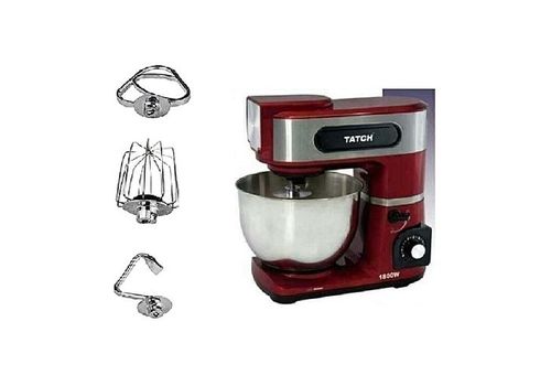 TATCH ROBOT PETRIN 7 LITRES 1800W MULTIFONCTIONS ROUGE au meilleur prix au Maroc