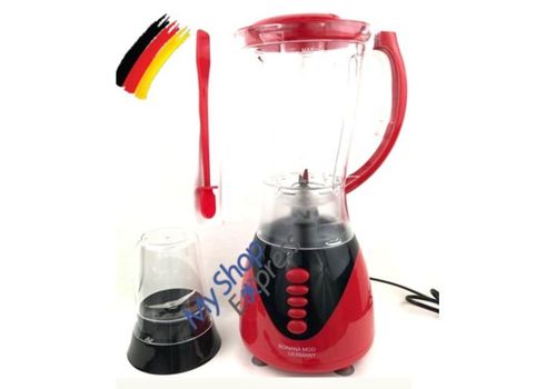 BLENDER  MIXEUR 1.5L + MOULIN EPICES BOL INCASSABLE + UNE  SPATULE ROUGE au meilleur prix au Maroc