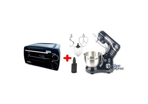 VENEZIA PACK VENEZIA ROBOT PETRIN PATISSIER 3L PROTECTION ANTI-ECLABOUSSURES + FOUR ELECTRIQUE 9L au meilleur prix au Maroc