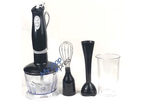 MIXEUR PLONGEANT  HAND BLENDER SET 4 IN 1 NOIR BY GENERAL au meilleur prix au Maroc