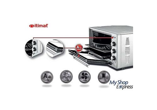 ITIMAT PACK FOUR ELECTRIQUE 50L + BOITE A PAIN ET BRIOCHES LAMACOM GRIS au meilleur prix au Maroc