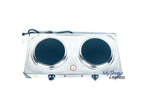 PACK PLAQUE DE CUISSON ELECTRIQUE DOUBLE 1500W INOX PLUS BOUILLOIRE ELECTRIQUE 1.8L INOX au meilleur prix au Maroc