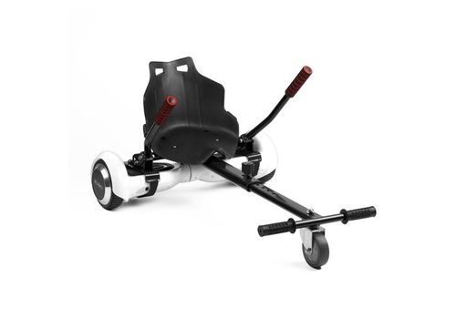 PACK Hoverboard B1 APP Blanc + Hoverkart Noir - Gyropode de luxe - Skateboard electrique - Led, Bluetooth et Application Mobile au meilleur prix au Maroc