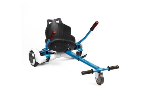 PACK Hoverboard B1 APP Blanc + Hoverkart Bleu - Gyropode de luxe - Skateboard electrique - Led, Bluetooth et Application Mobile au meilleur prix au Maroc