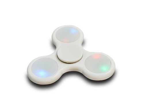 Spinner avec LED - LED Fidget Spinner - Blanc au meilleur prix au Maroc