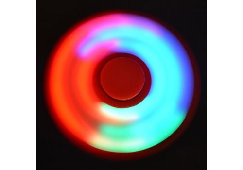 Spinner avec LED - LED Fidget Spinner - Rouge au meilleur prix au Maroc