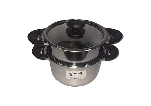 TATCH COUSCOUSSIER INOX CAPACITE 4 LITRES au meilleur prix au Maroc