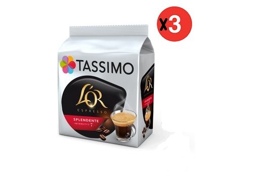 Pack de 48 Capsules TASSIMO L'Or Café Splendente au meilleur prix au Maroc