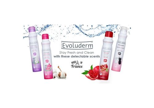 EVOLUDERM - DÉODORANT SPRAY-200 ml - Lot de 4 au meilleur prix au Maroc