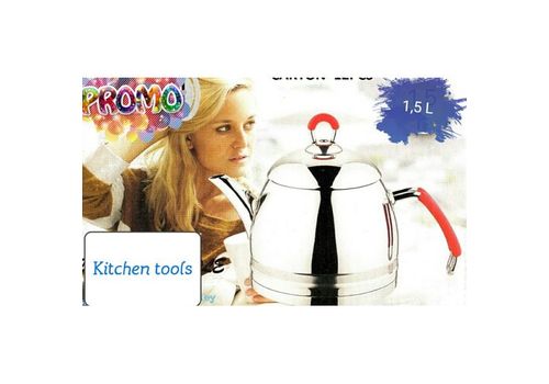 Bouilloire inox. Capacité 1,5L au meilleur prix au Maroc