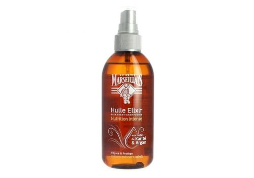 LE PETIT MARSEILLAIS Huile Elixir-soin avant shampooing-nutrition intense -aux huilles de karité & argan au meilleur prix au Maroc