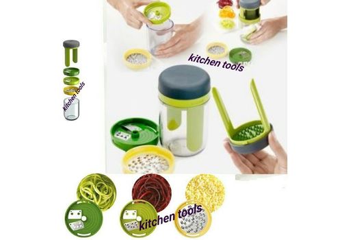 Râpe légumes et fromage spirale 3in1. au meilleur prix au Maroc