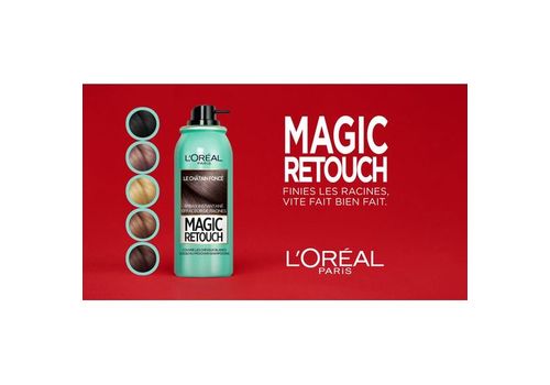L'OREAL MAGIC RETOUCH SPRAY INSTANTANÉ CHÂTAIN FONCE EFFACEUR DE RACINES 75ML au meilleur prix au Maroc
