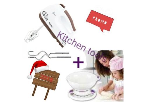 PACK :  PESE PRODUITS MECANIQUE + BATTEUR ELECTRIQUE TATCH au meilleur prix au Maroc