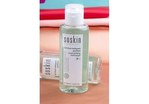 SOSKIN GEL DOUX NETTOYANT PURIFIANT-Peaux mixtes ou grasses - 100 ml au meilleur prix au Maroc