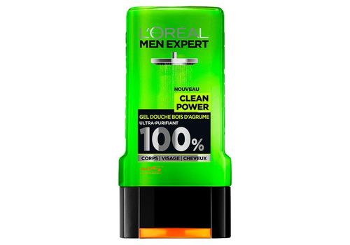 L'Oréal Men Expert Clean Power Ultra-purifiant Gel Douche pour Homme 300 ml au meilleur prix au Maroc