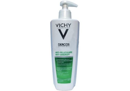 vichy DERCOS TECHNIQUE ANTI-PELLICULAIRE Shampooing traitant Cheveux secs-390ml au meilleur prix au Maroc