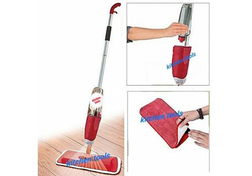 BALAI PULVERISATEUR AVEC MICROFIBRE D'ENTRETIEN LAVABLE-ROUGE au meilleur prix au Maroc